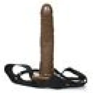 10" Chocolate Dream Hollow Strap-On