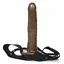 10" Chocolate Dream Hollow Strap-On