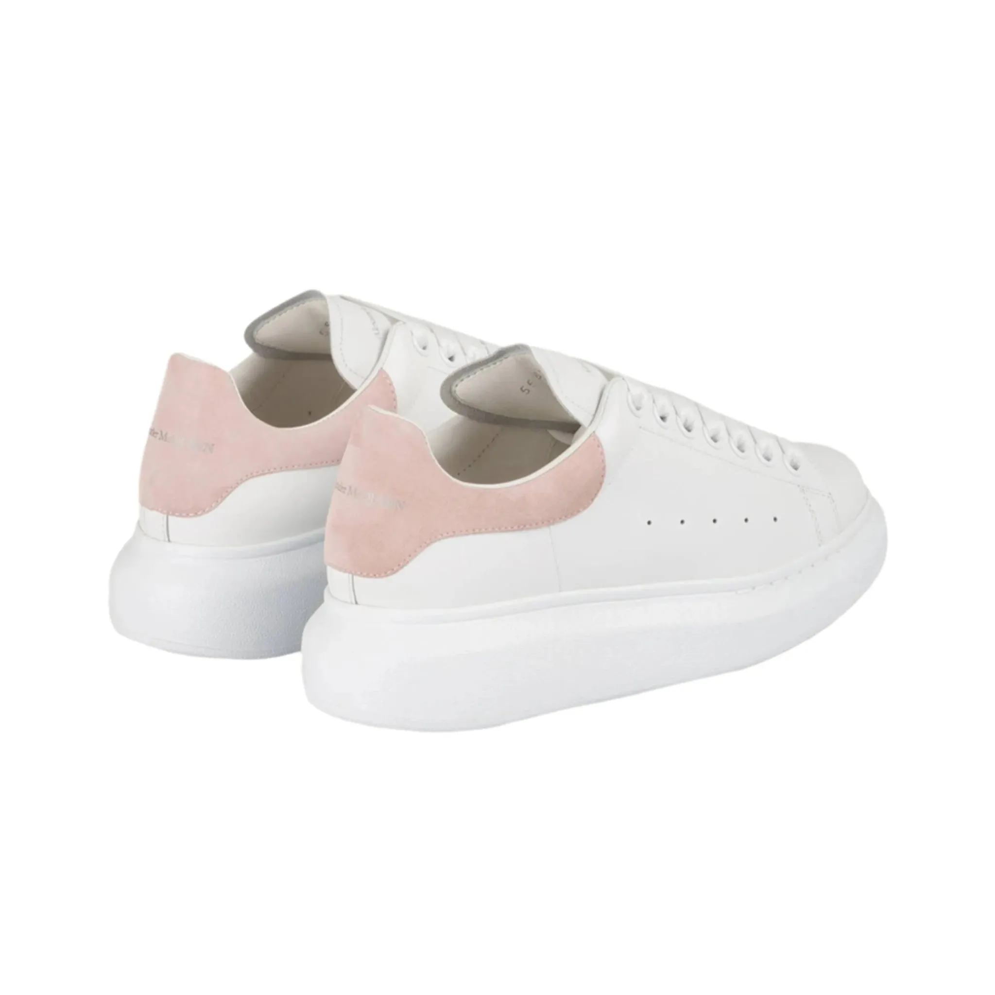 Alexander Mcqueen Oversized Trainers In Sky Pink