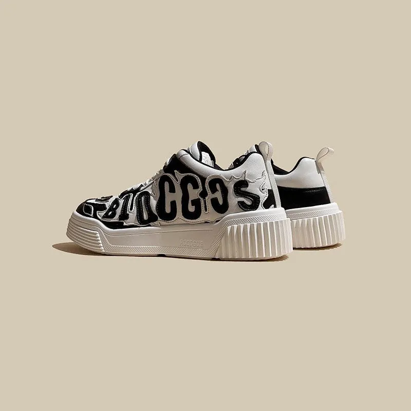 American Retro Letter Letters All-Match Sport Women's Shoes