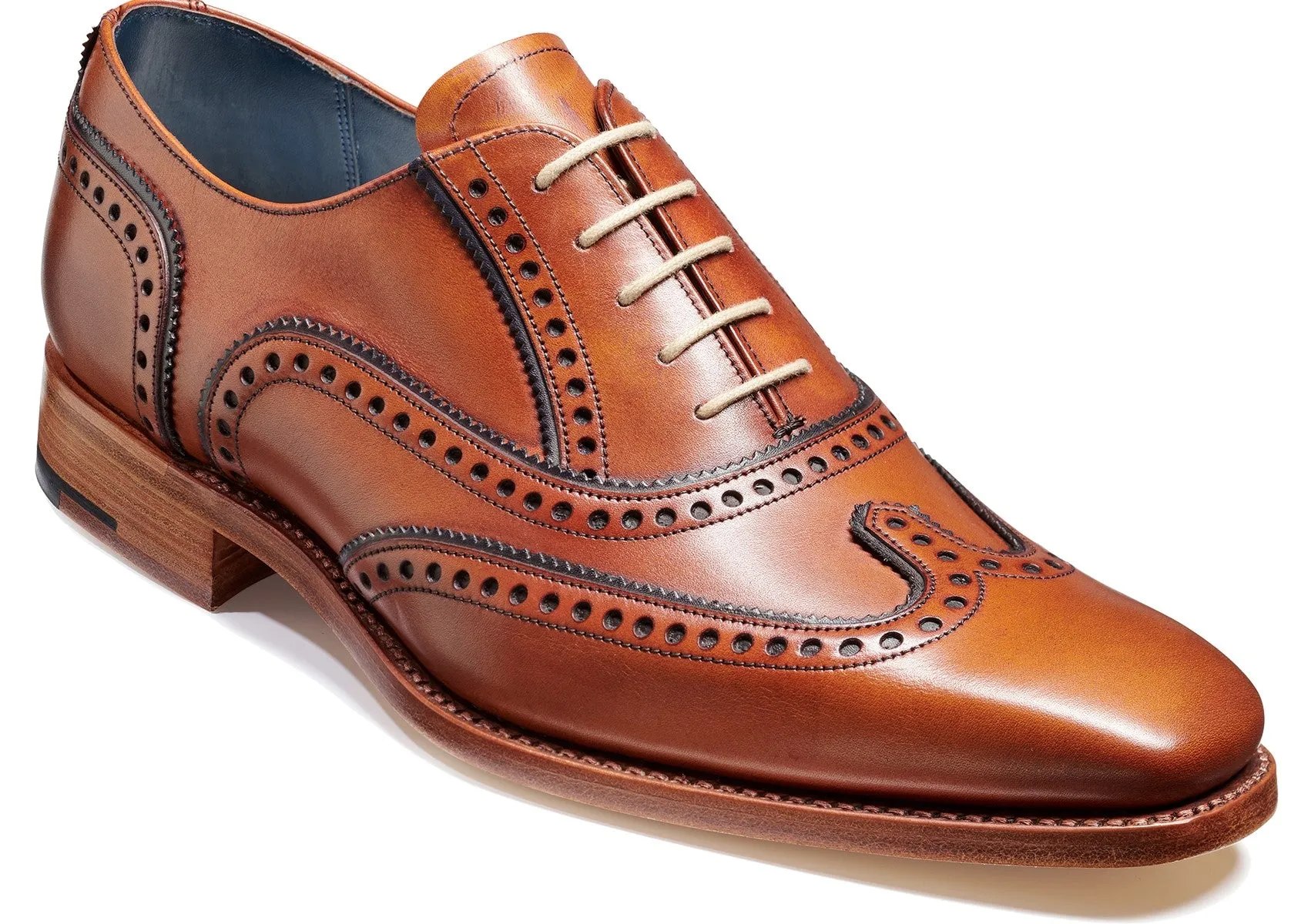 Barker Spencer 4676 Mens Lace Up Brogue Formal Shoe