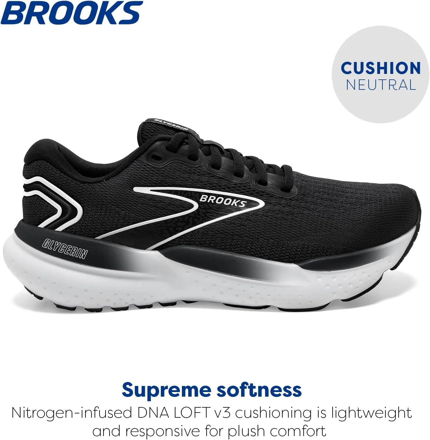 Brooks Womens Glycerin 21 Neutral Running Shoe