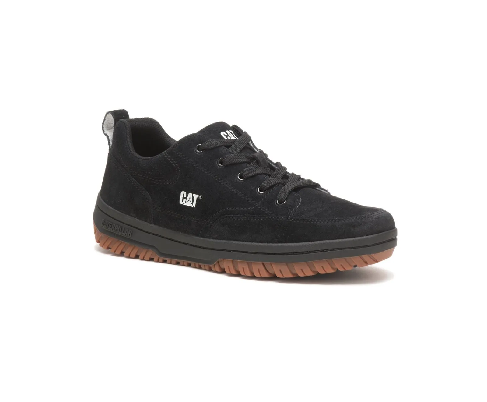 CAT Caterpillar Men's Decade P725244 Suede Shoes Black