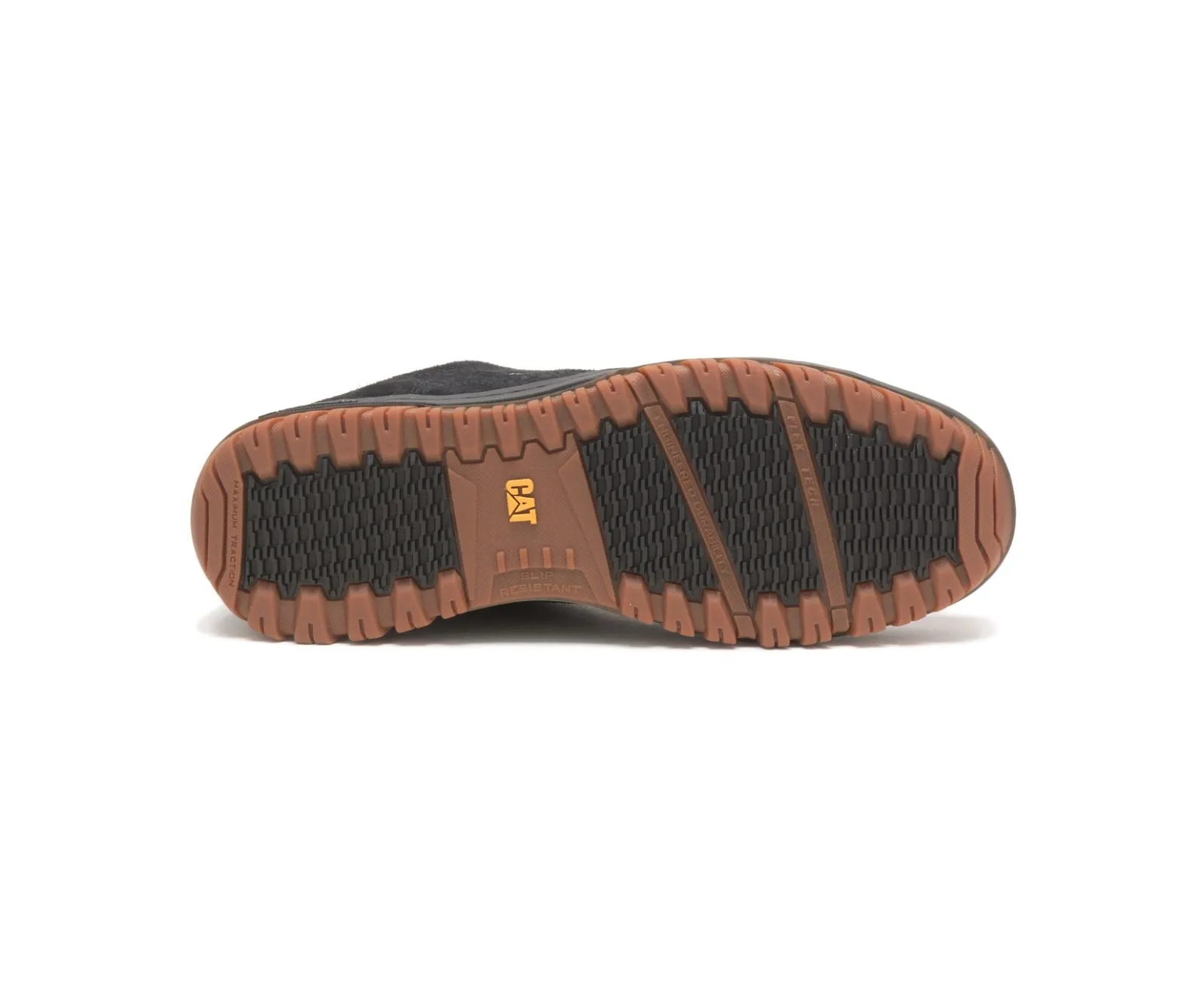CAT Caterpillar Men's Decade P725244 Suede Shoes Black