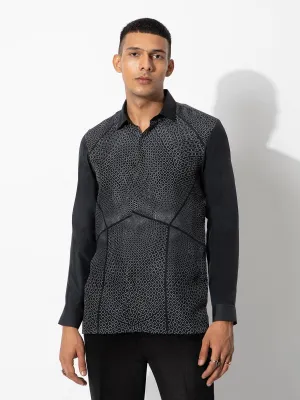 Compact Boxes Print Shirt