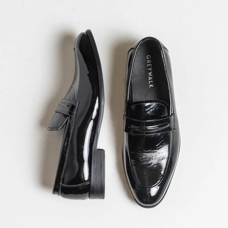 Dazzle High Gloss slip On - Black