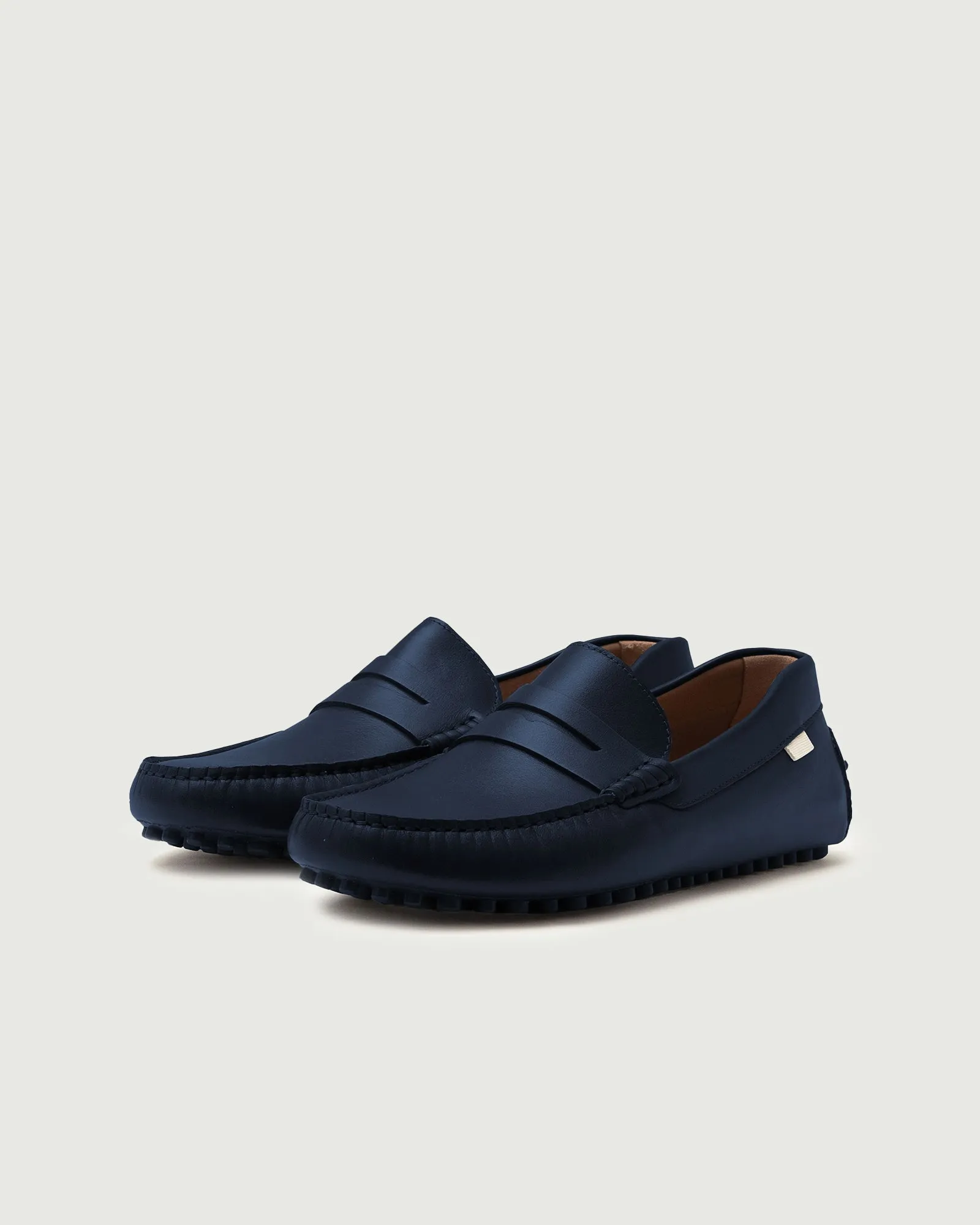 Driver | Navy Leather