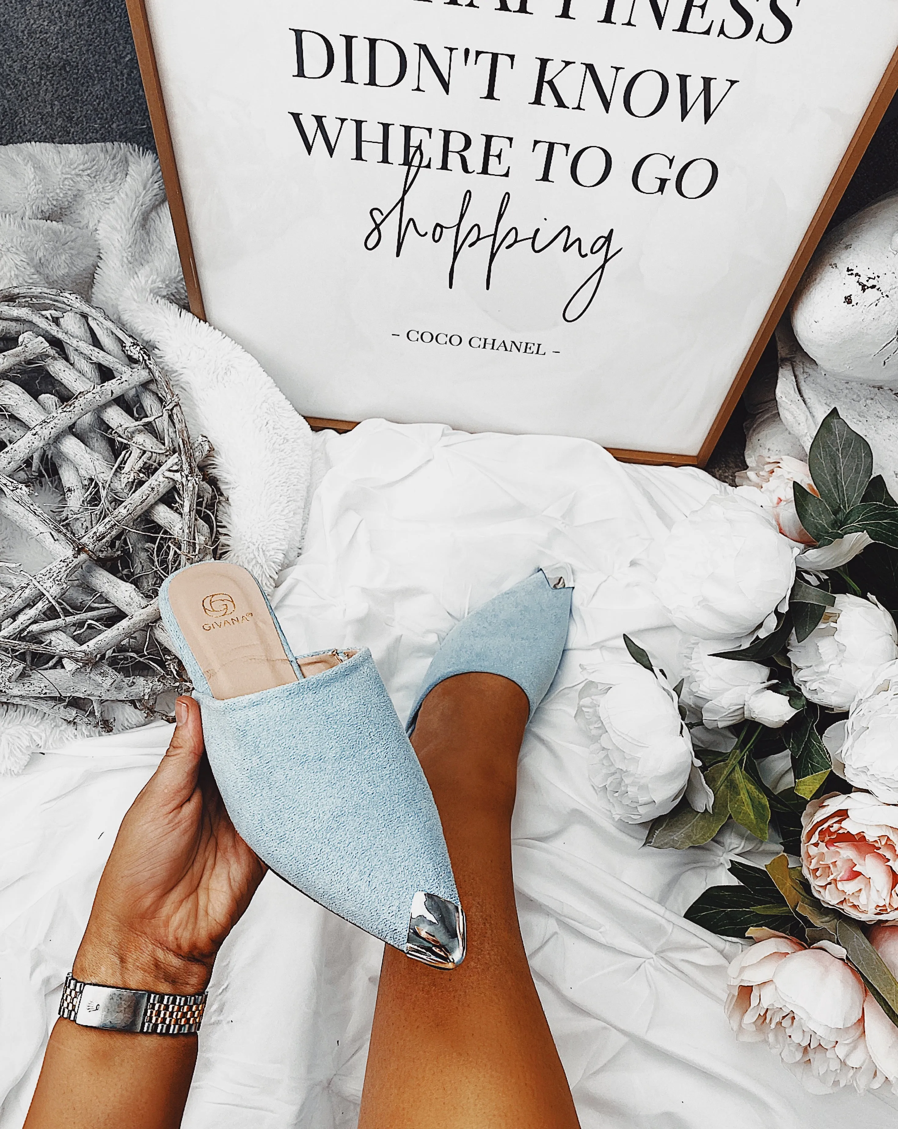 Erossa Slipper Blue