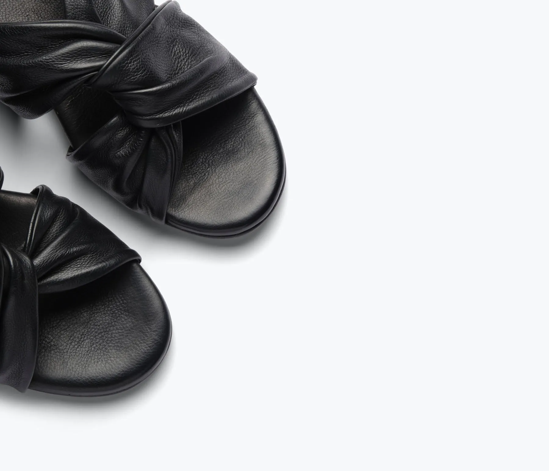 Freda Salvador Carlota Twist Sandals in Black