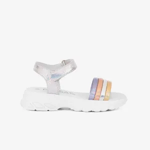 Girl's Iridescent Sports Sandals