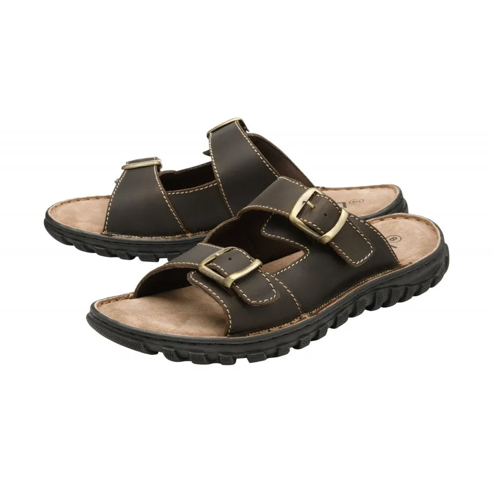 Lotus Kenton BROWN Leather Sandal