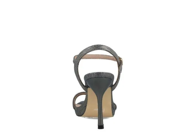 Menbur Taupe Metallic High Heel Sandals