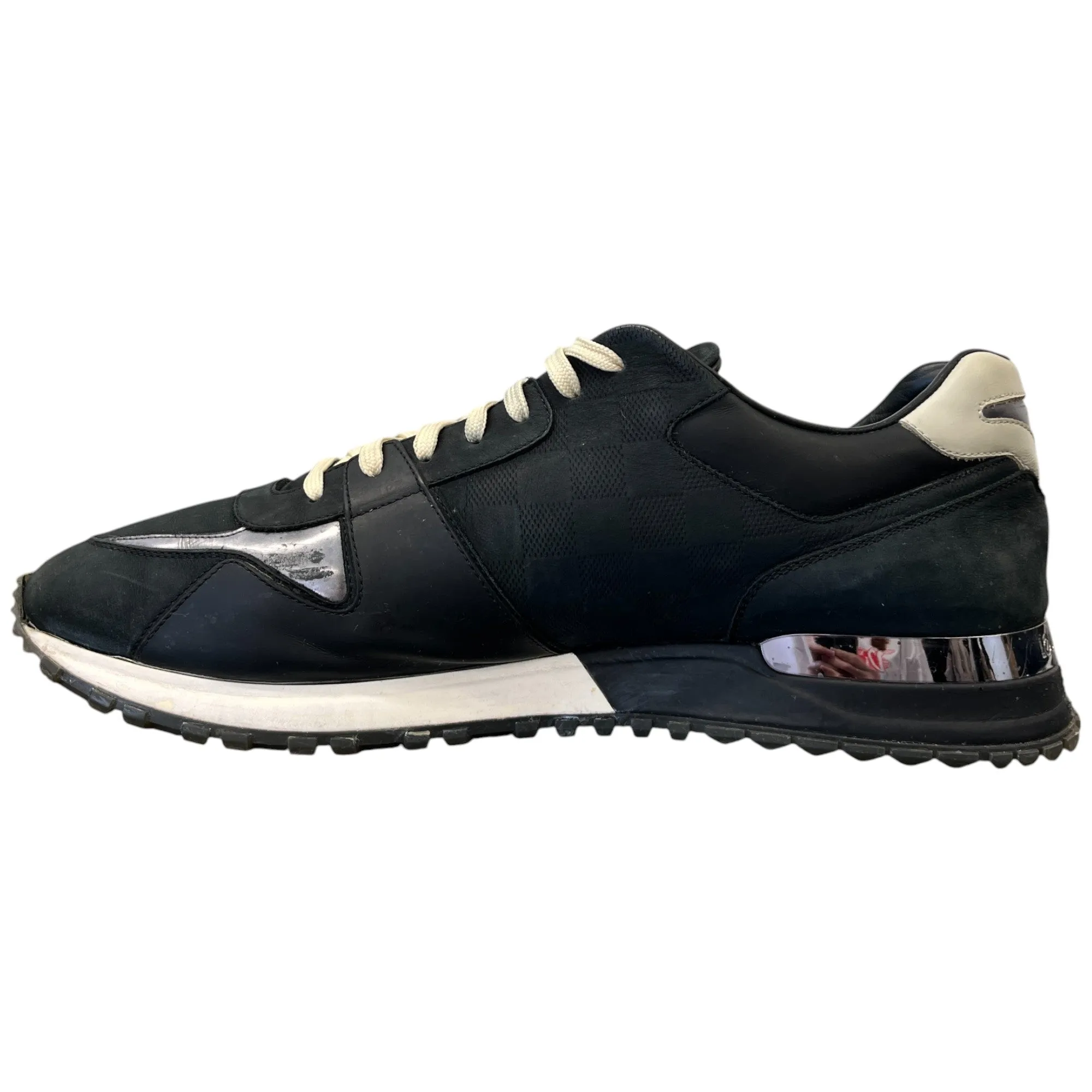 Men's Damier Run Away Low Trainers Black Size EU 45 / UK 11