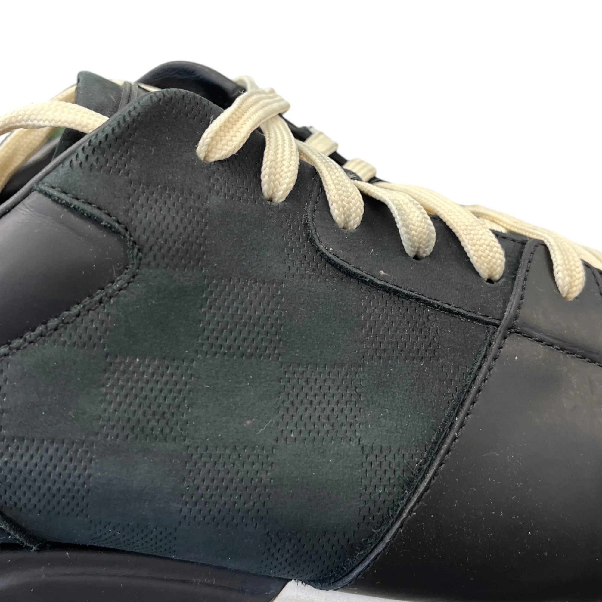 Men's Damier Run Away Low Trainers Black Size EU 45 / UK 11