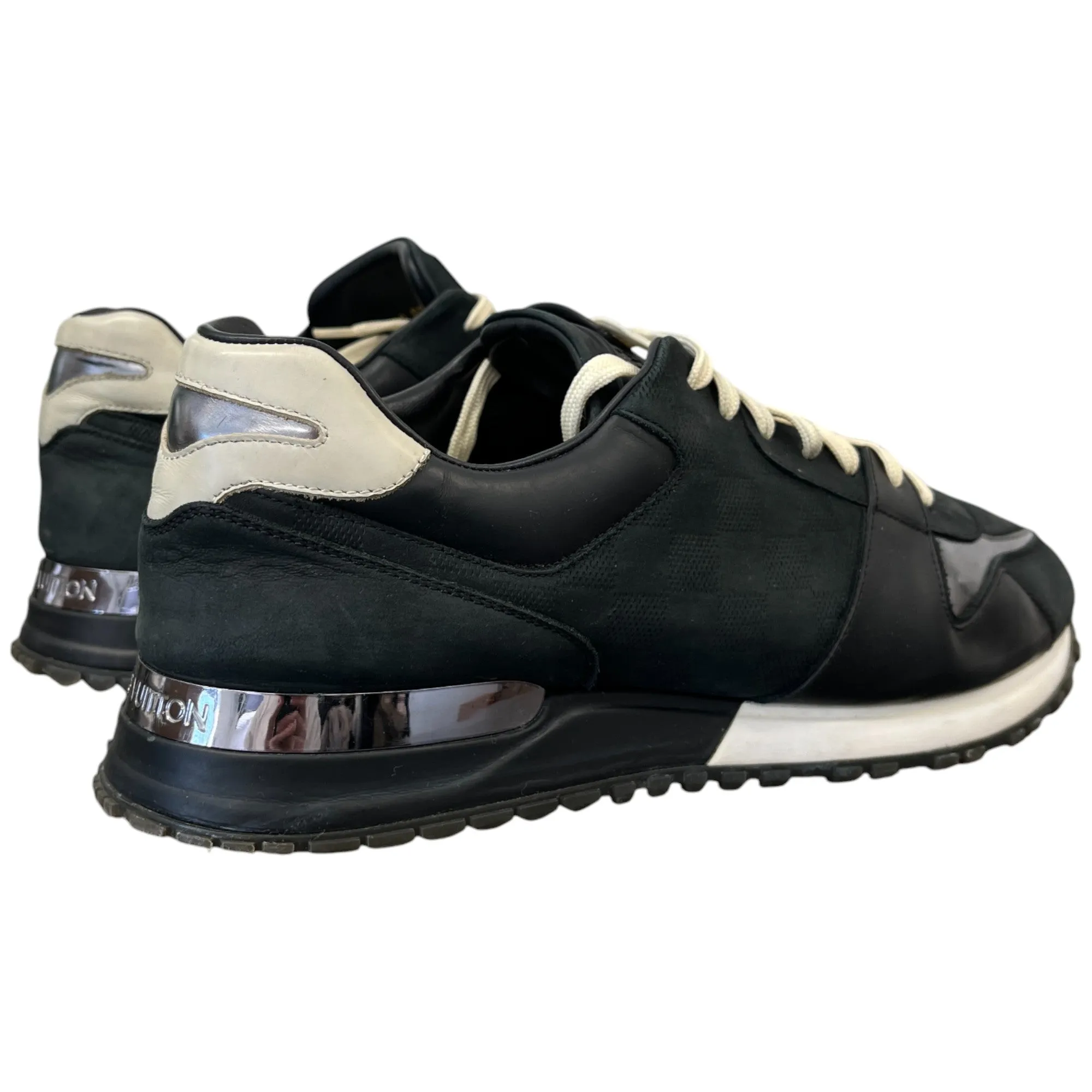 Men's Damier Run Away Low Trainers Black Size EU 45 / UK 11