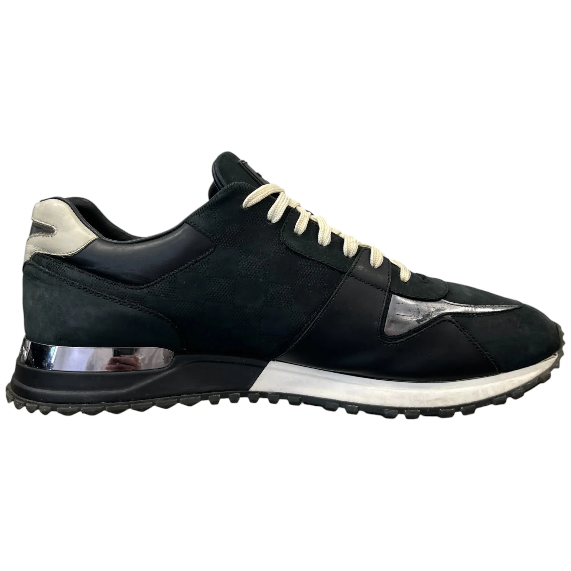 Men's Damier Run Away Low Trainers Black Size EU 45 / UK 11