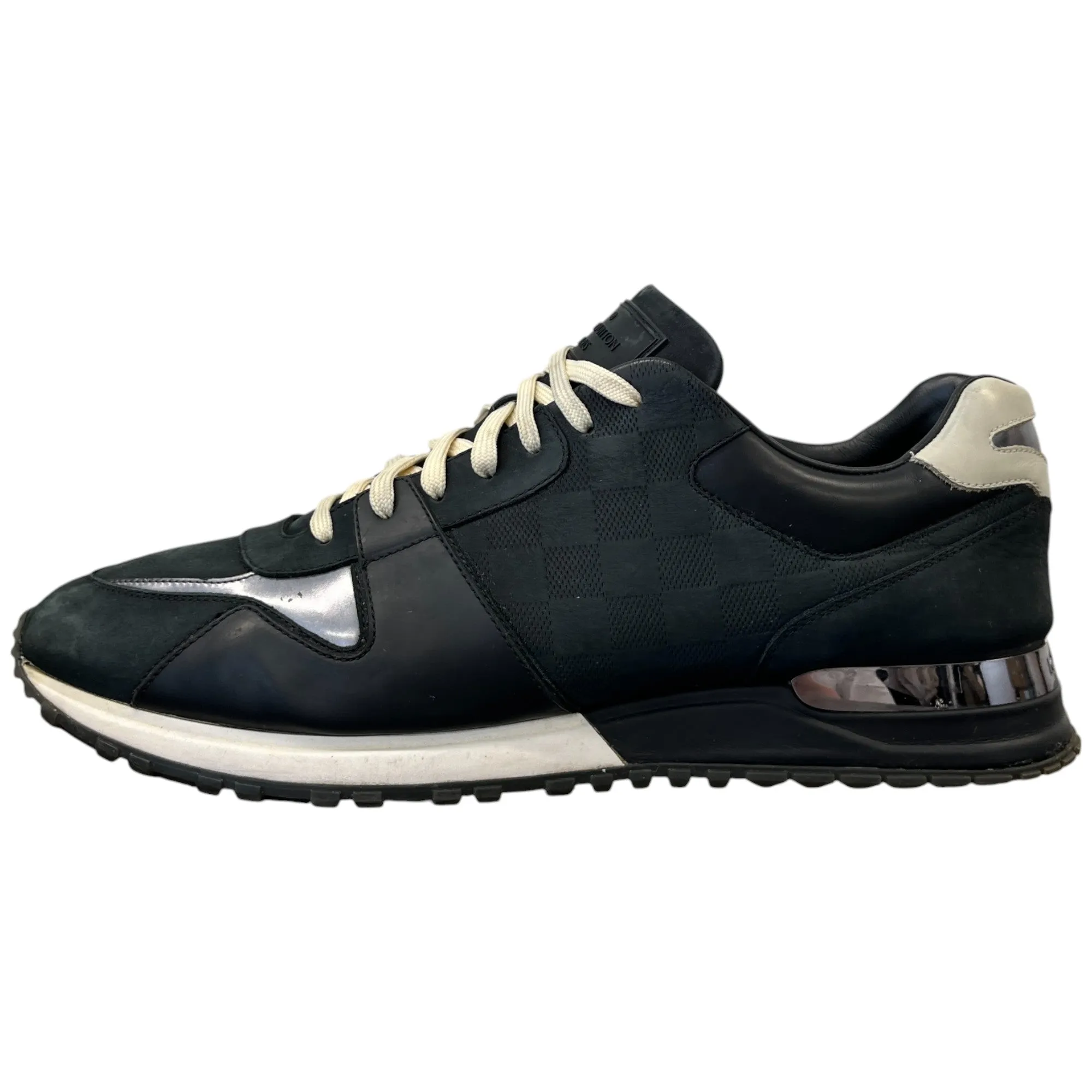 Men's Damier Run Away Low Trainers Black Size EU 45 / UK 11