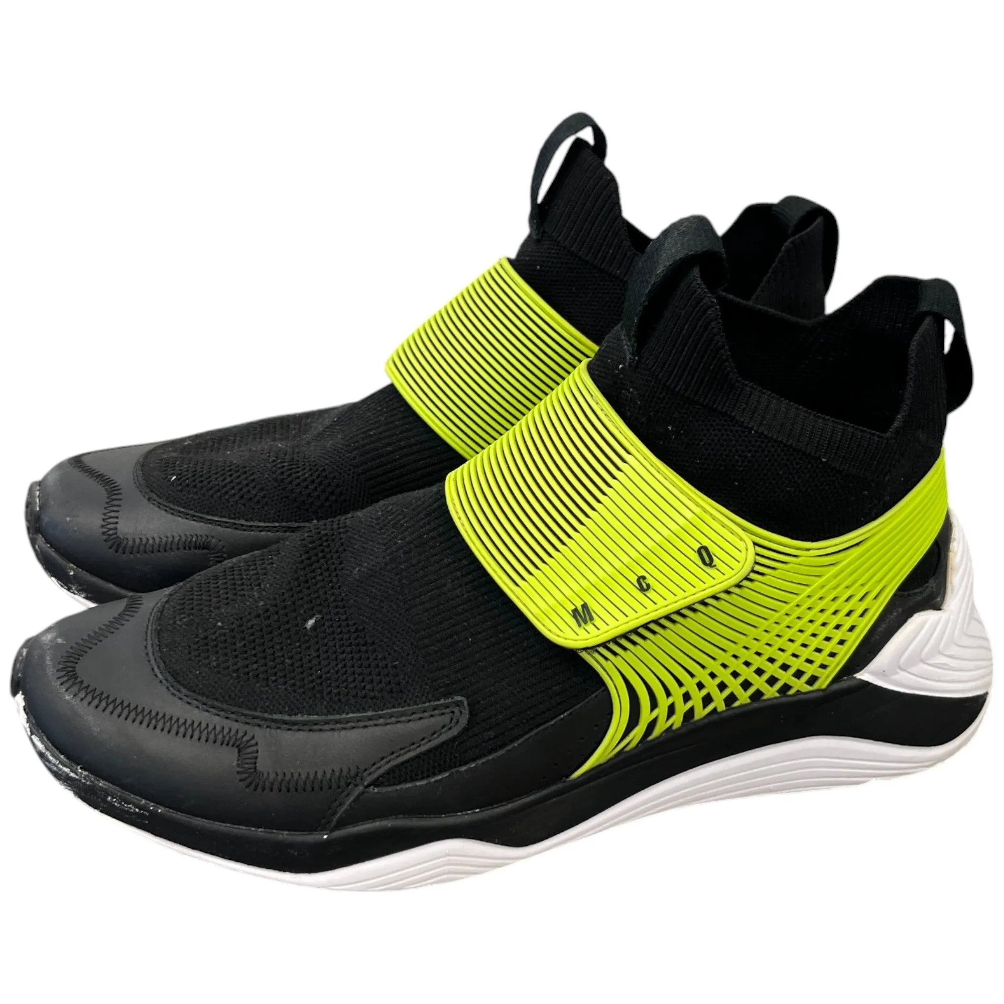 Men's Mcq Strap High Trainers Black Size EU 45 / UK 11