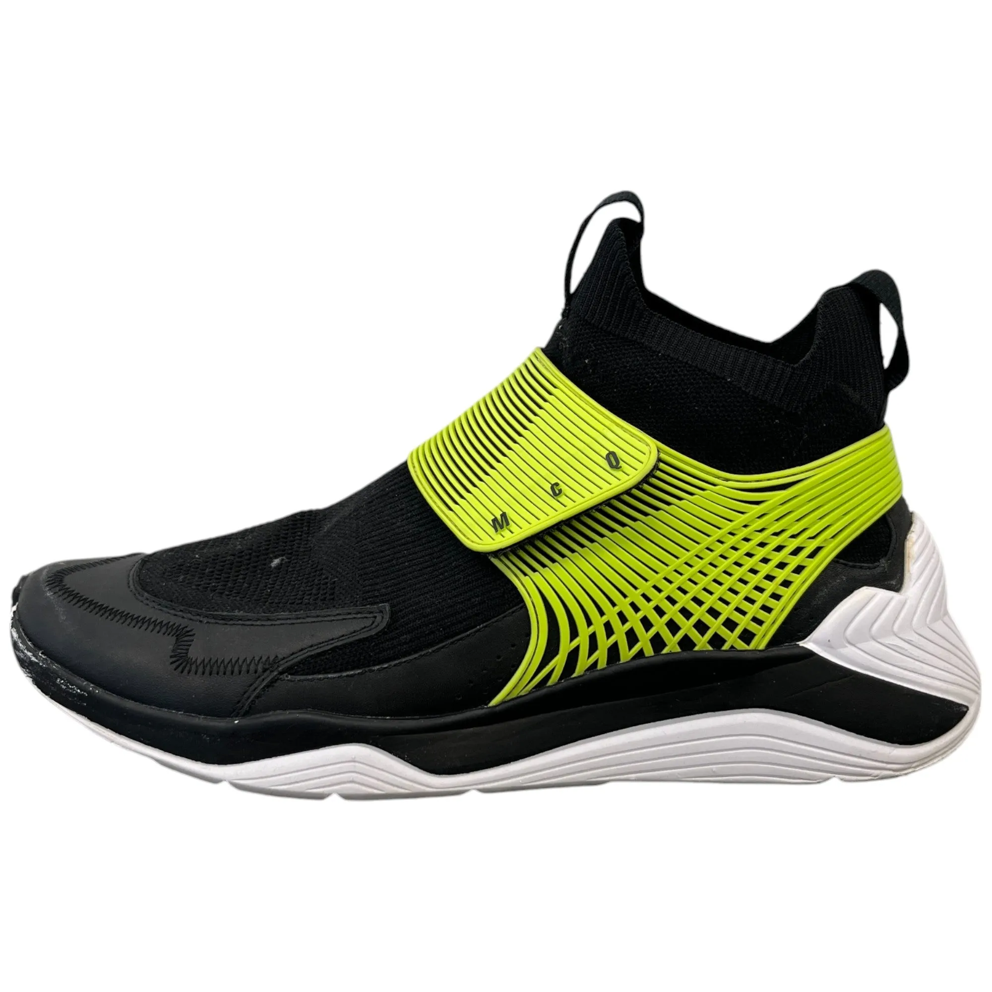 Men's Mcq Strap High Trainers Black Size EU 45 / UK 11