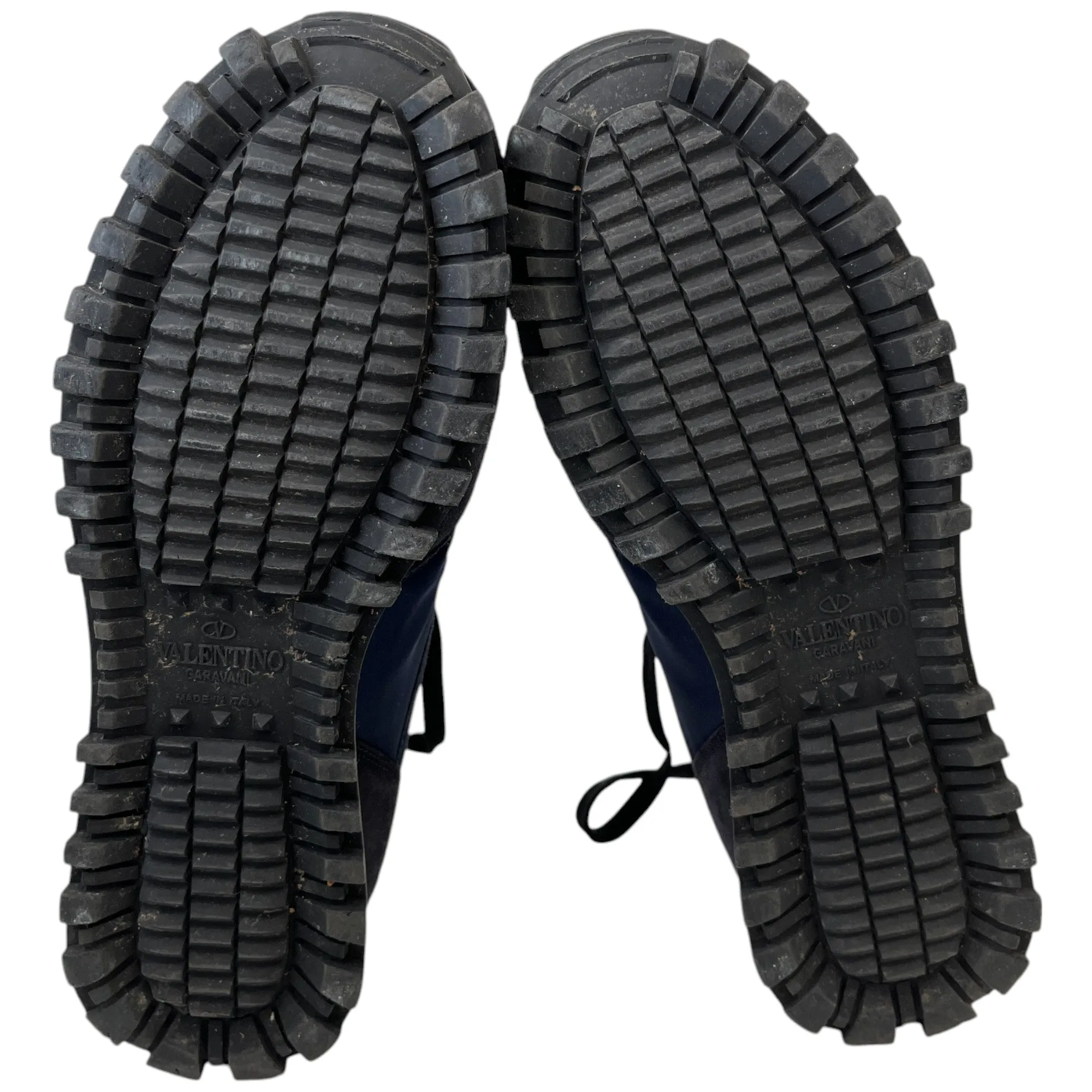 Men's Rockstud Low Trainers Navy Size EU 39 / UK 5