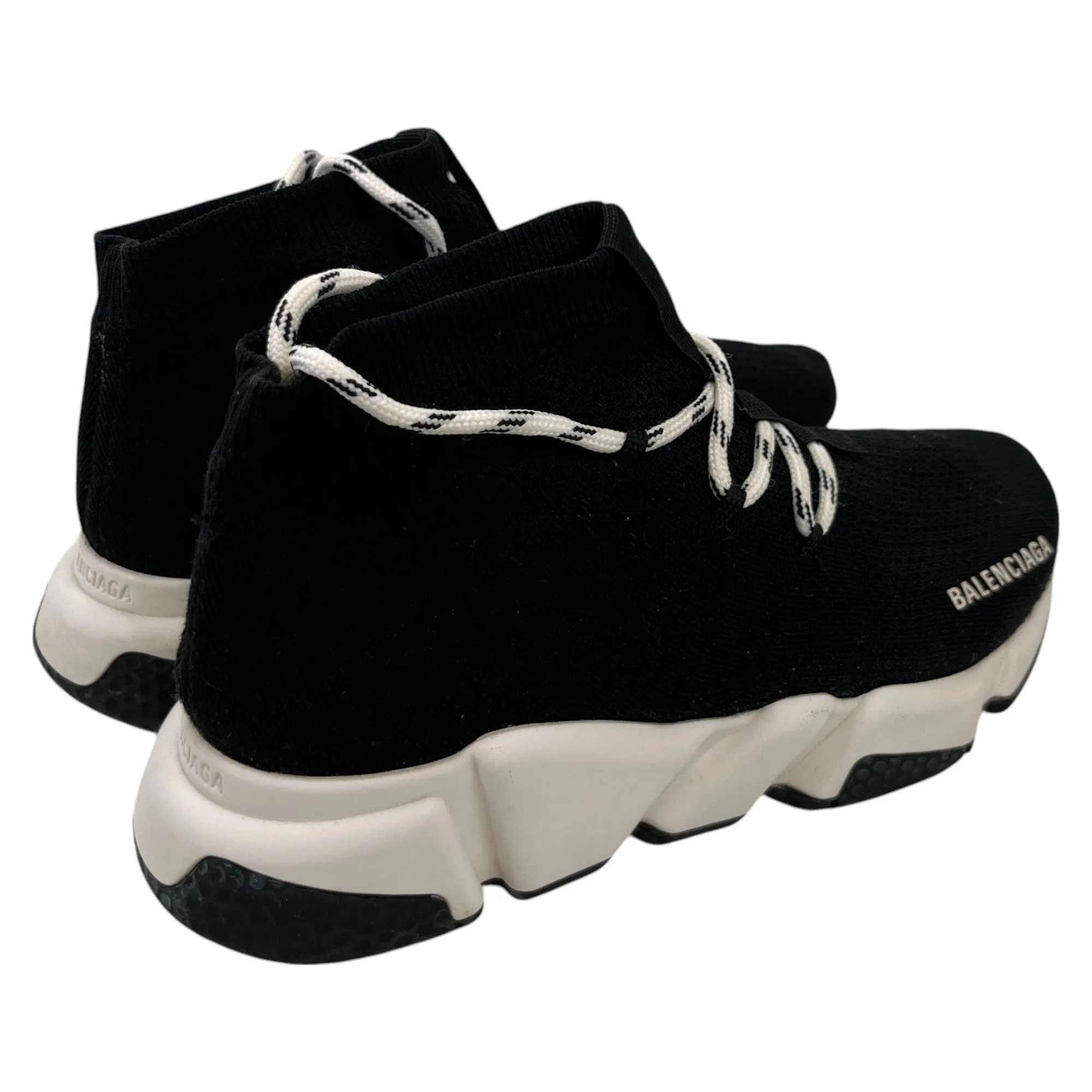 Men's Speed Lace Up High Trainers Black Size EU 39 / UK 5