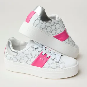NeroGiardini White Leather Flatform Trainers
