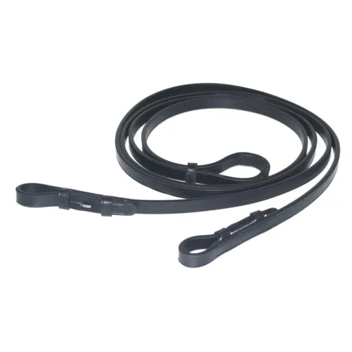 Premier Equine Leonardo Plain Leather Double Bridle Reins