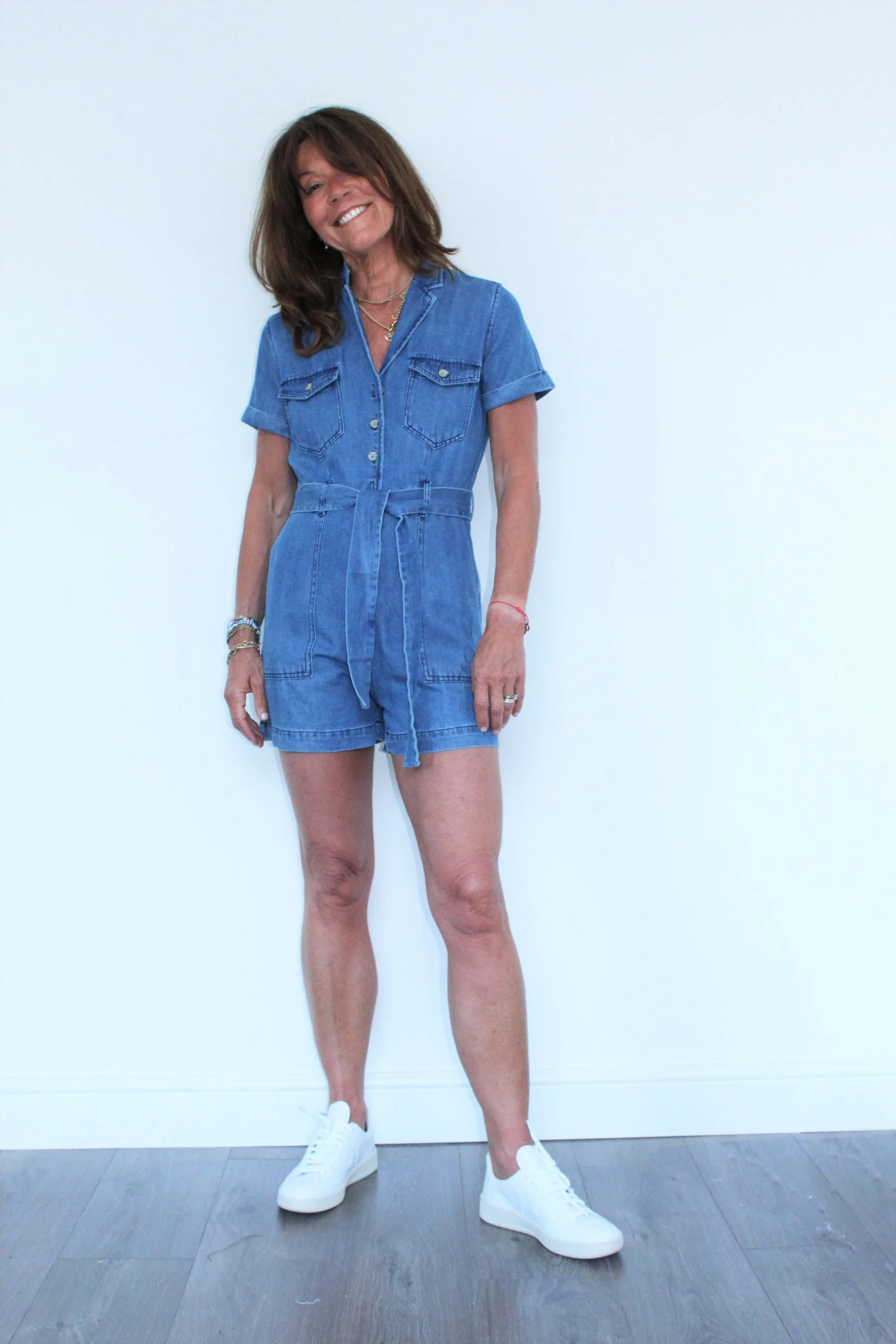RAILS Georgie Playsuit in Sorrento Wash