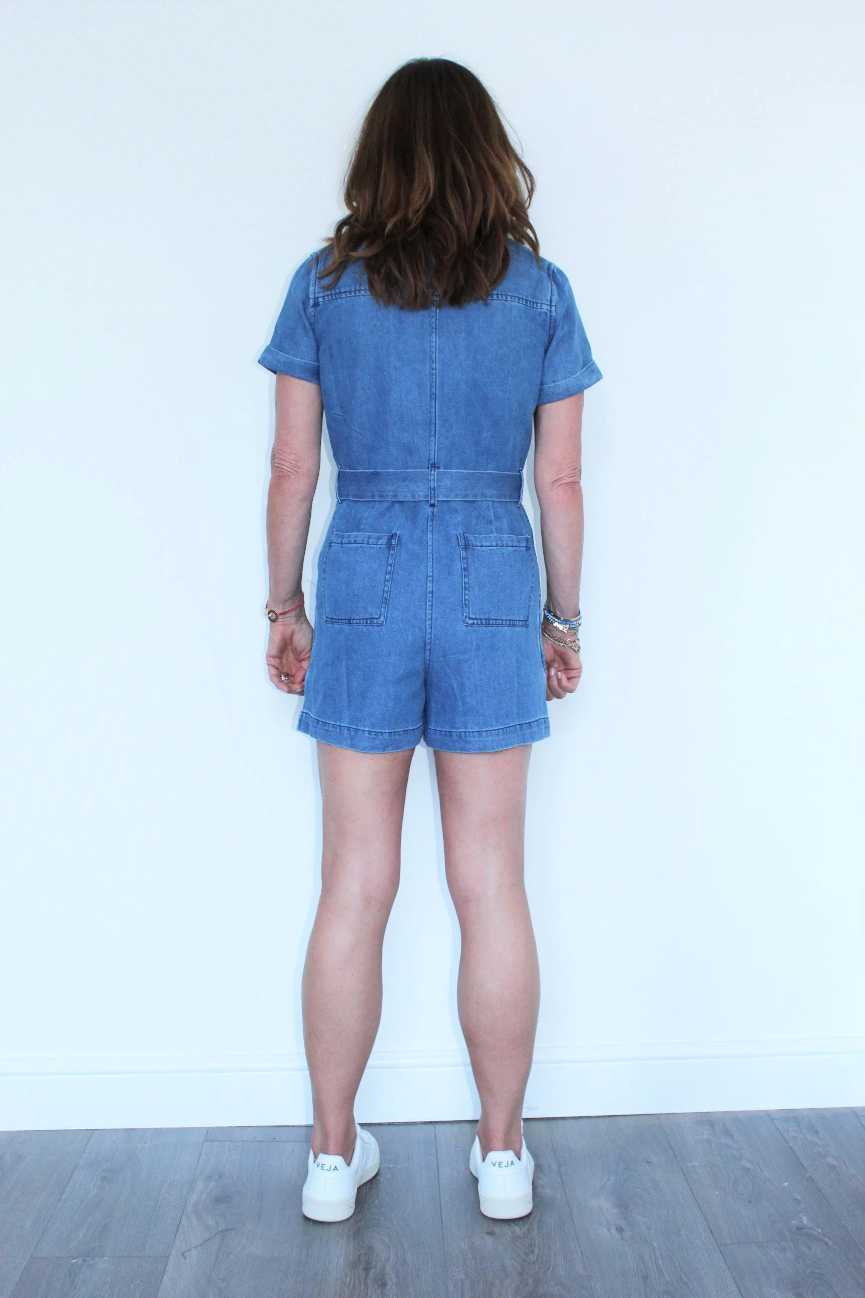 RAILS Georgie Playsuit in Sorrento Wash