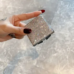 Small Square Folding Double-Sided Makeup Mirror