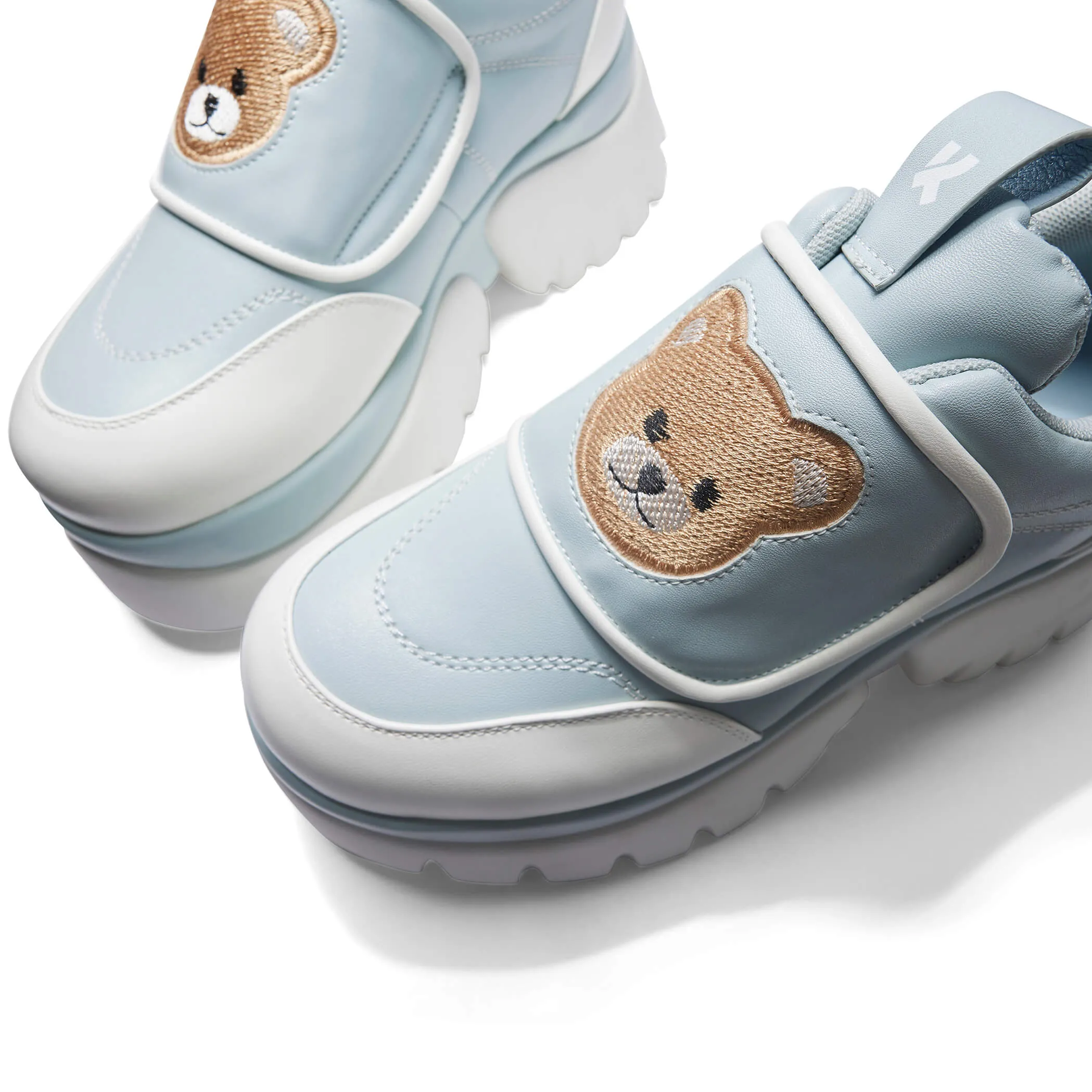 Teddy Sura Blue Vilun Platform Trainers-Size 5-Clearance