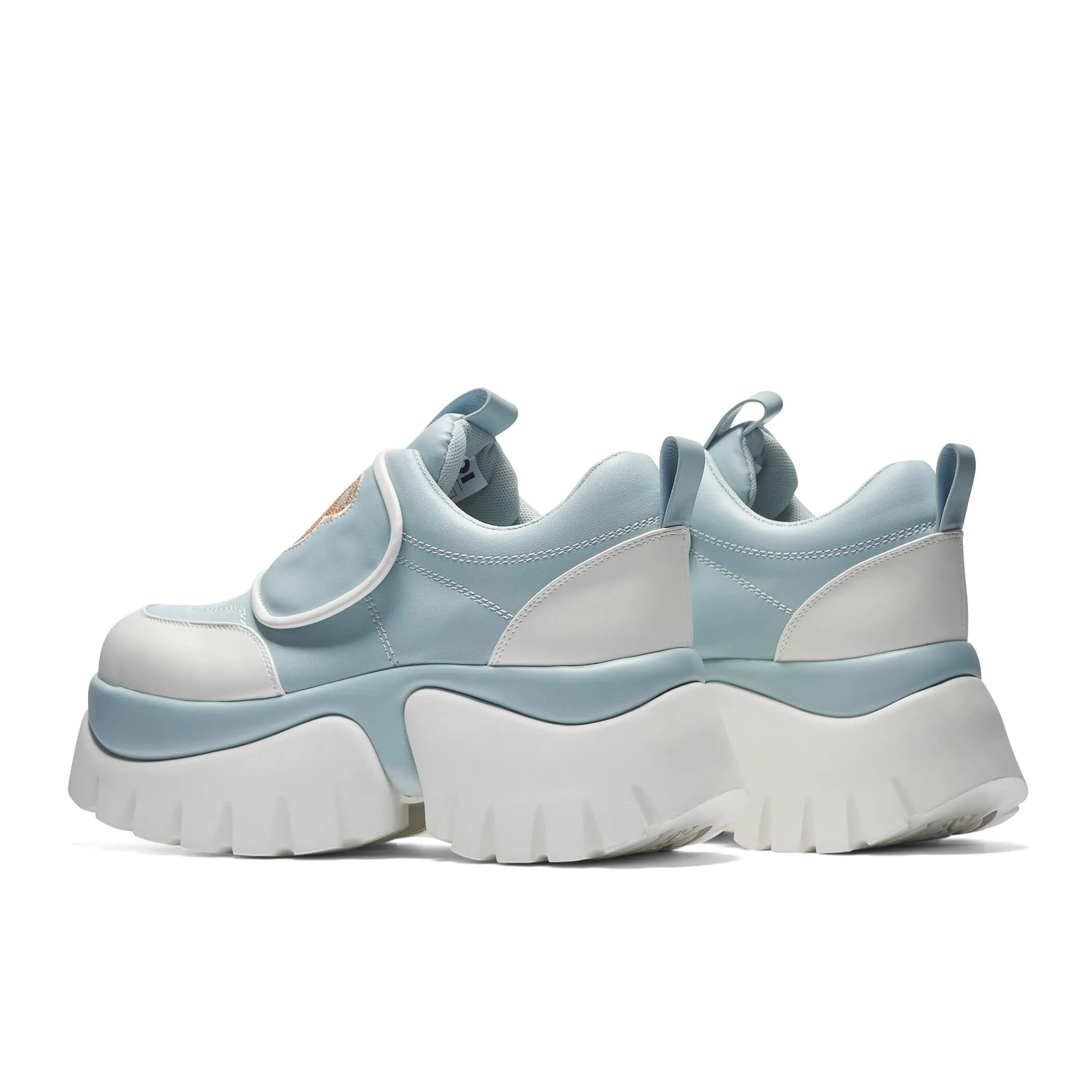 Teddy Sura Blue Vilun Platform Trainers-Size 5-Clearance
