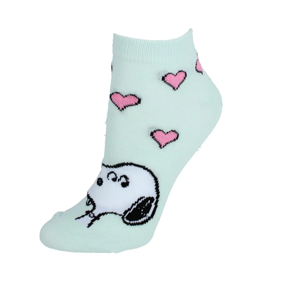 Textiel Trade Women's Peanuts Snoopy Sneaker Socks (3 Pair)