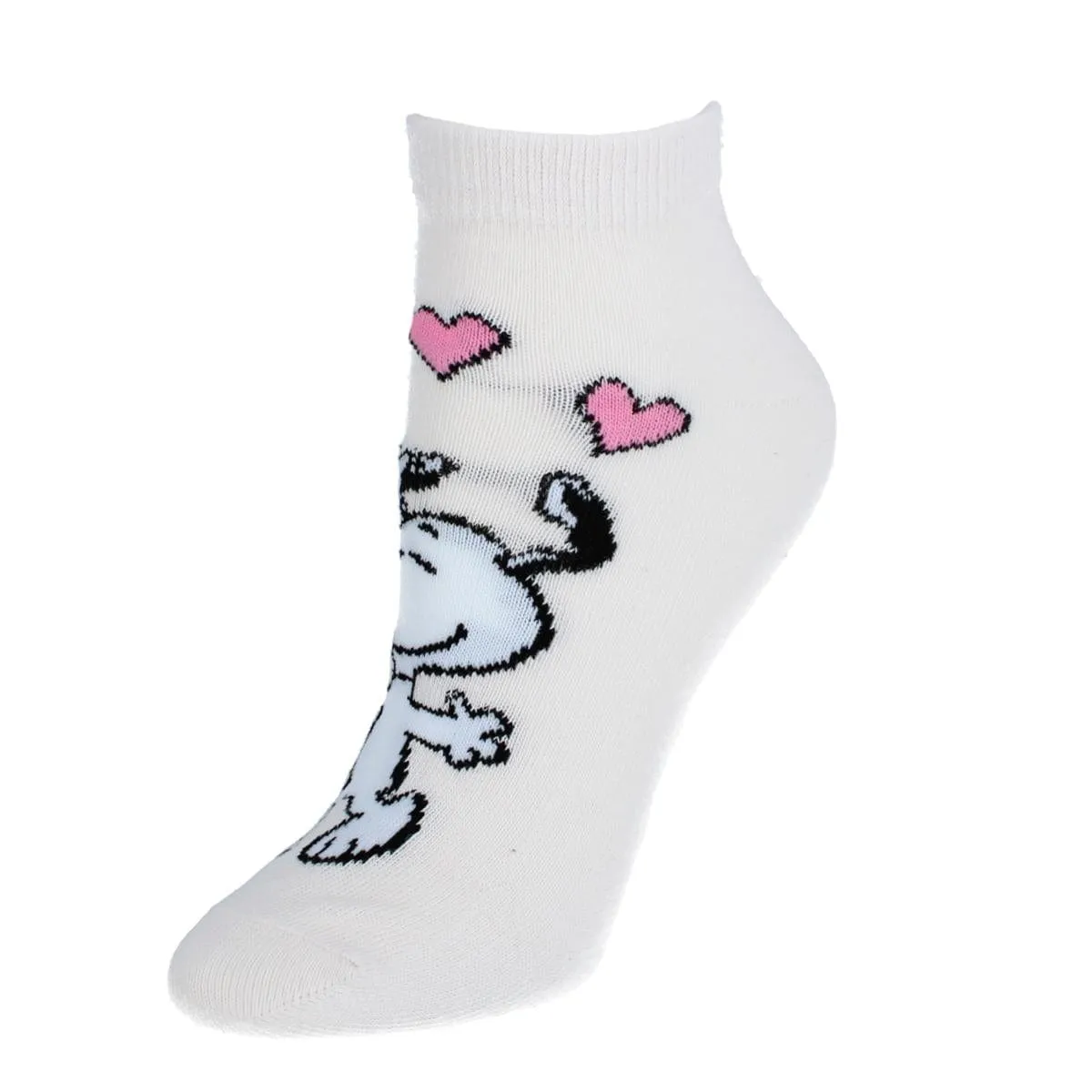 Textiel Trade Women's Peanuts Snoopy Sneaker Socks (3 Pair)