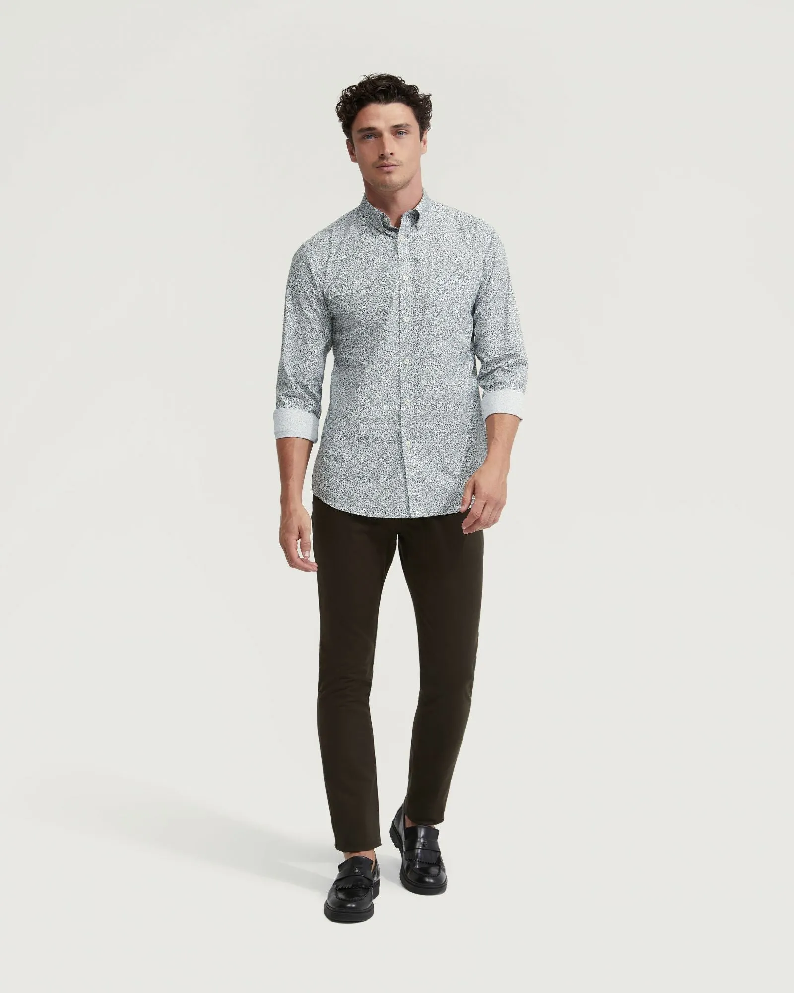 Uxbridge Printed Cotton Shirt
