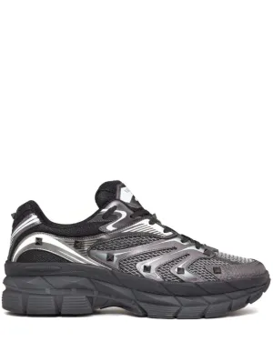 Valentino Garavani MS-2960 Low-Top Trainer in Fabric and Calfskin
