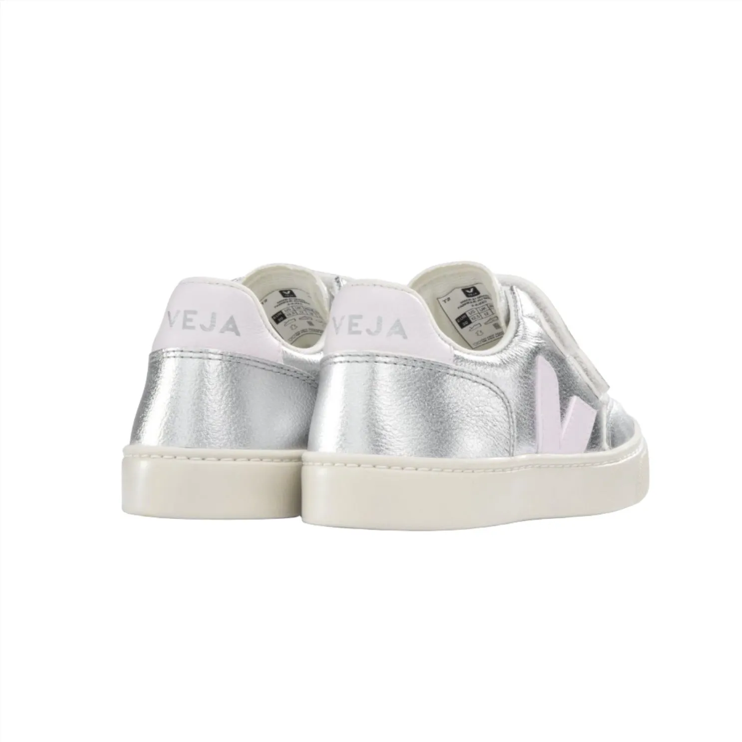 Veja Girl's V-12 Silver Lassi Trainers