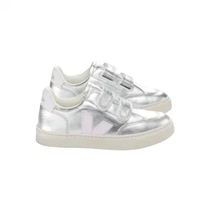 Veja Girl's V-12 Silver Lassi Trainers