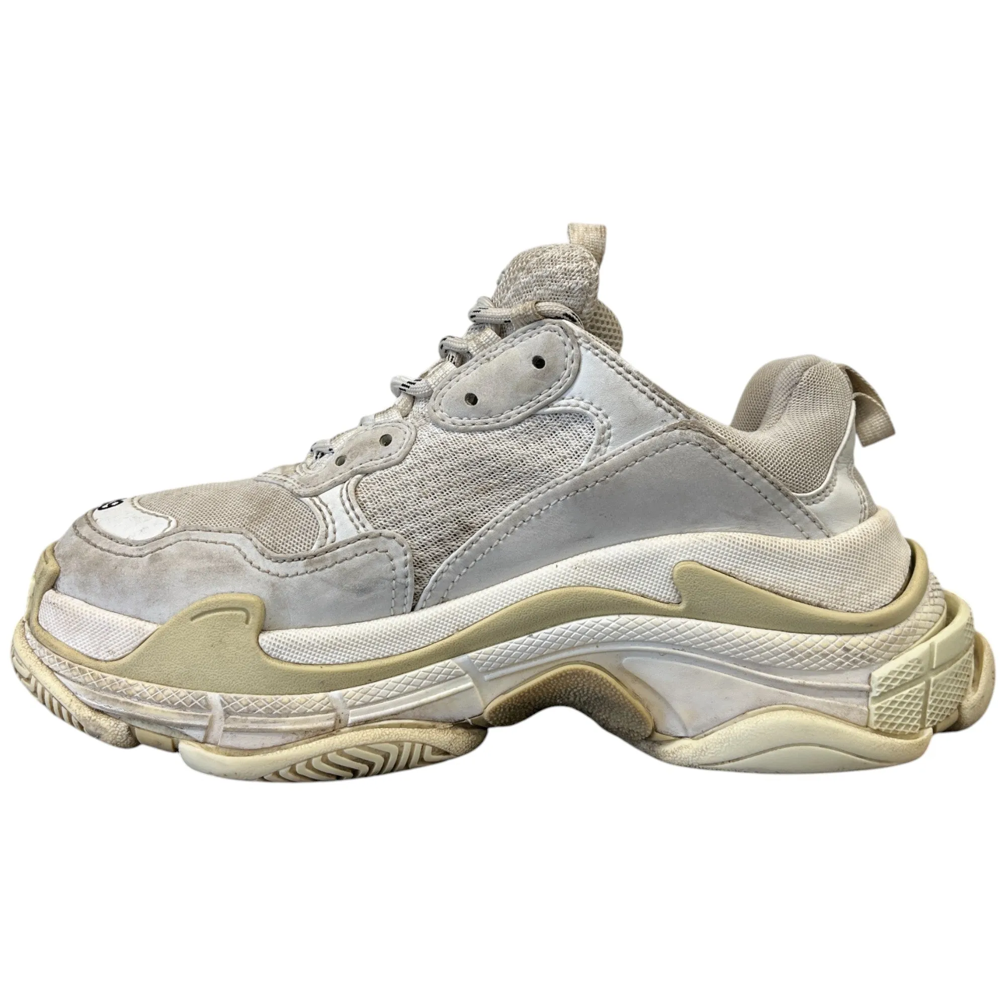 Women's Triple S Low Trainers Beige Size EU 39 / UK 6
