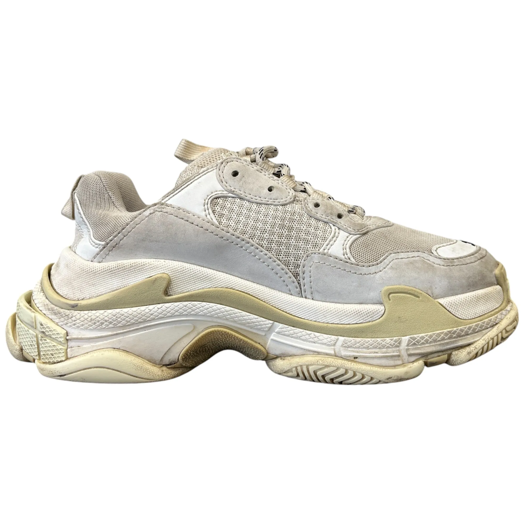 Women's Triple S Low Trainers Beige Size EU 39 / UK 6
