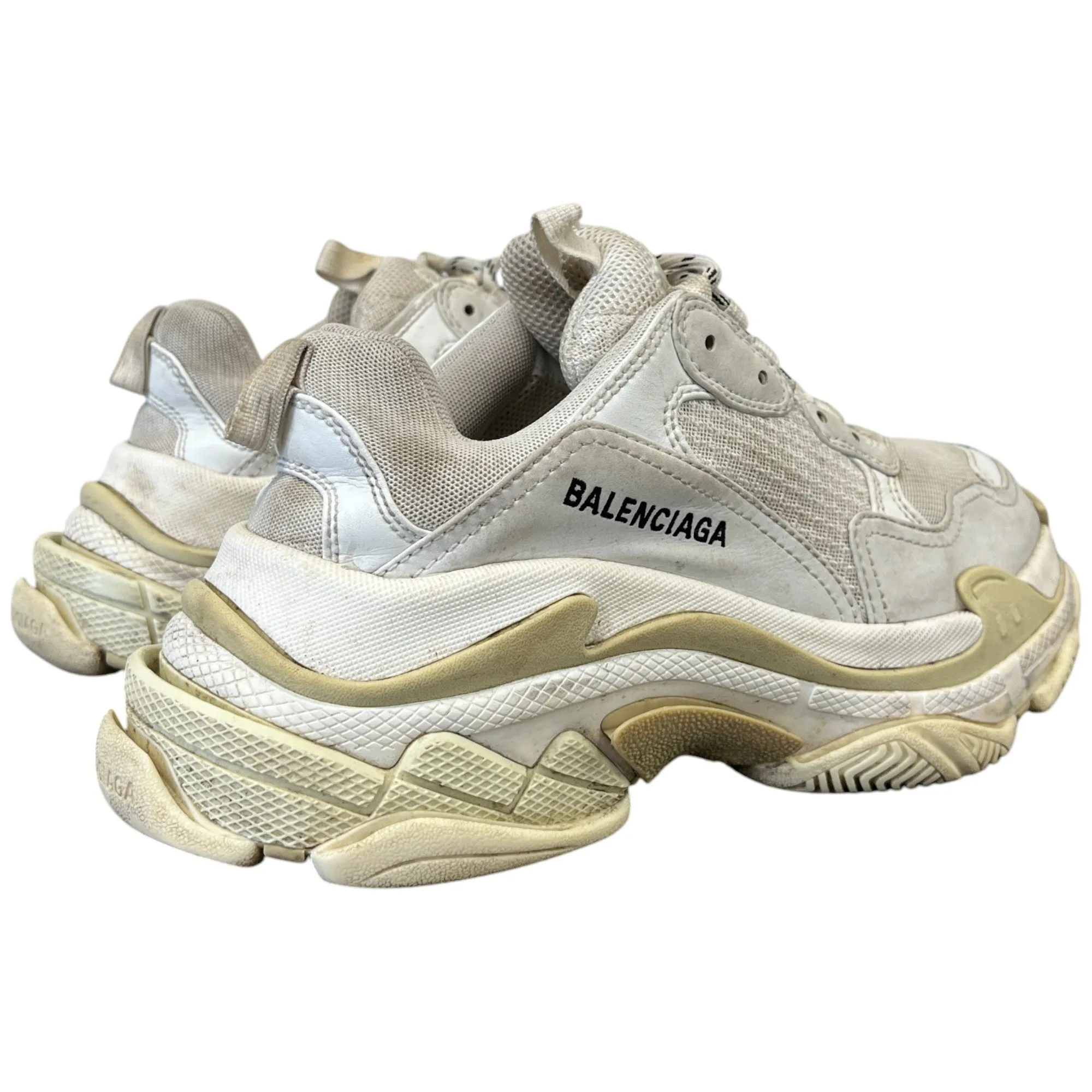Women's Triple S Low Trainers Beige Size EU 39 / UK 6