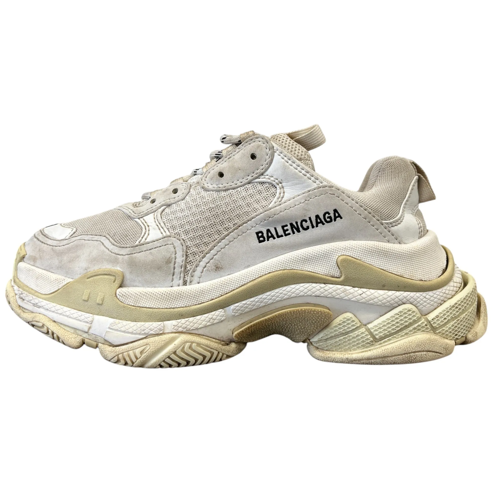 Women's Triple S Low Trainers Beige Size EU 39 / UK 6