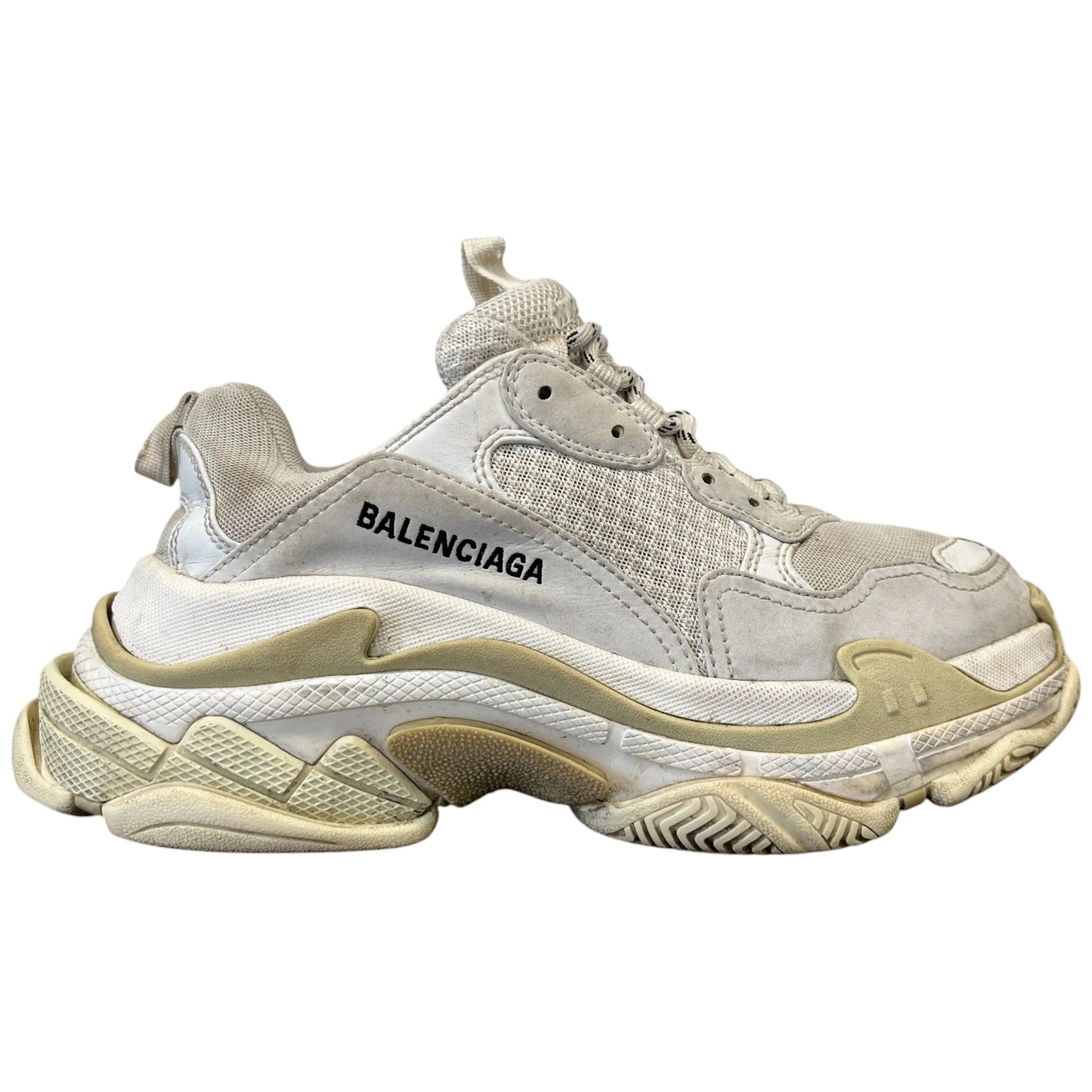 Women's Triple S Low Trainers Beige Size EU 39 / UK 6