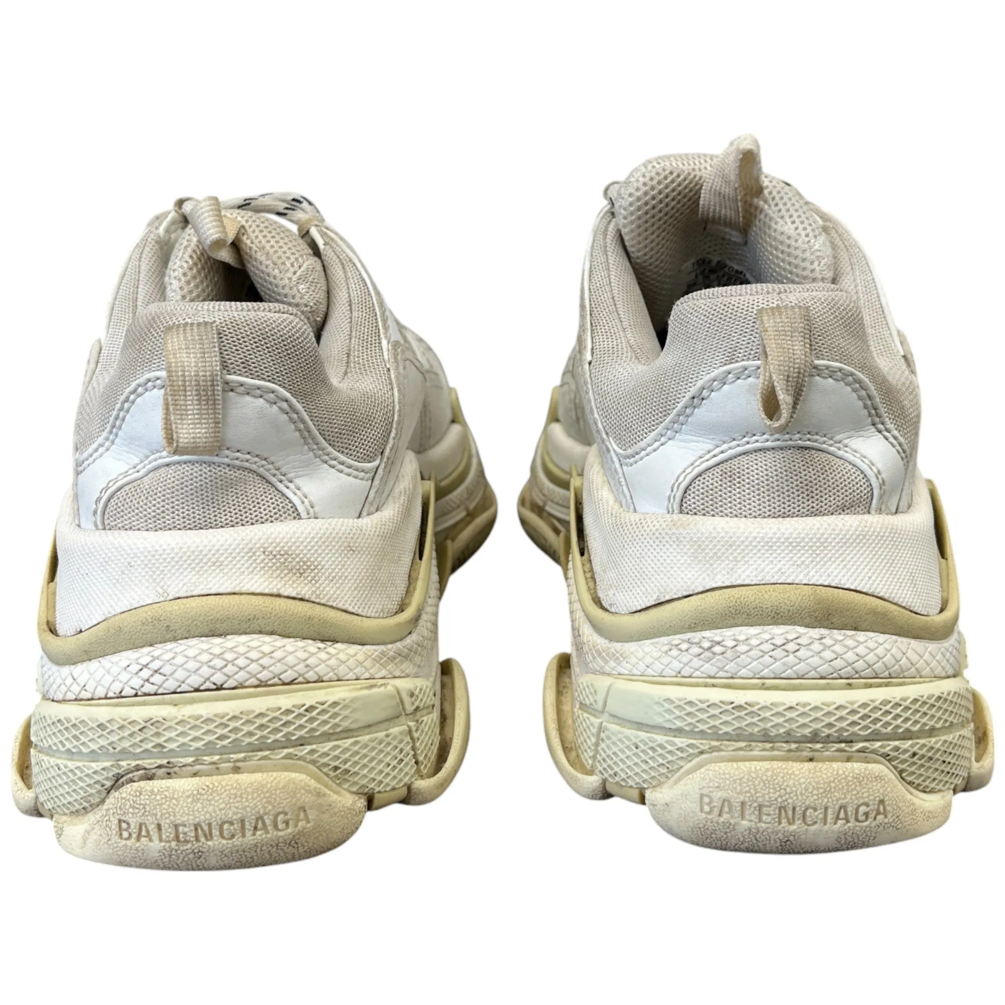 Women's Triple S Low Trainers Beige Size EU 39 / UK 6